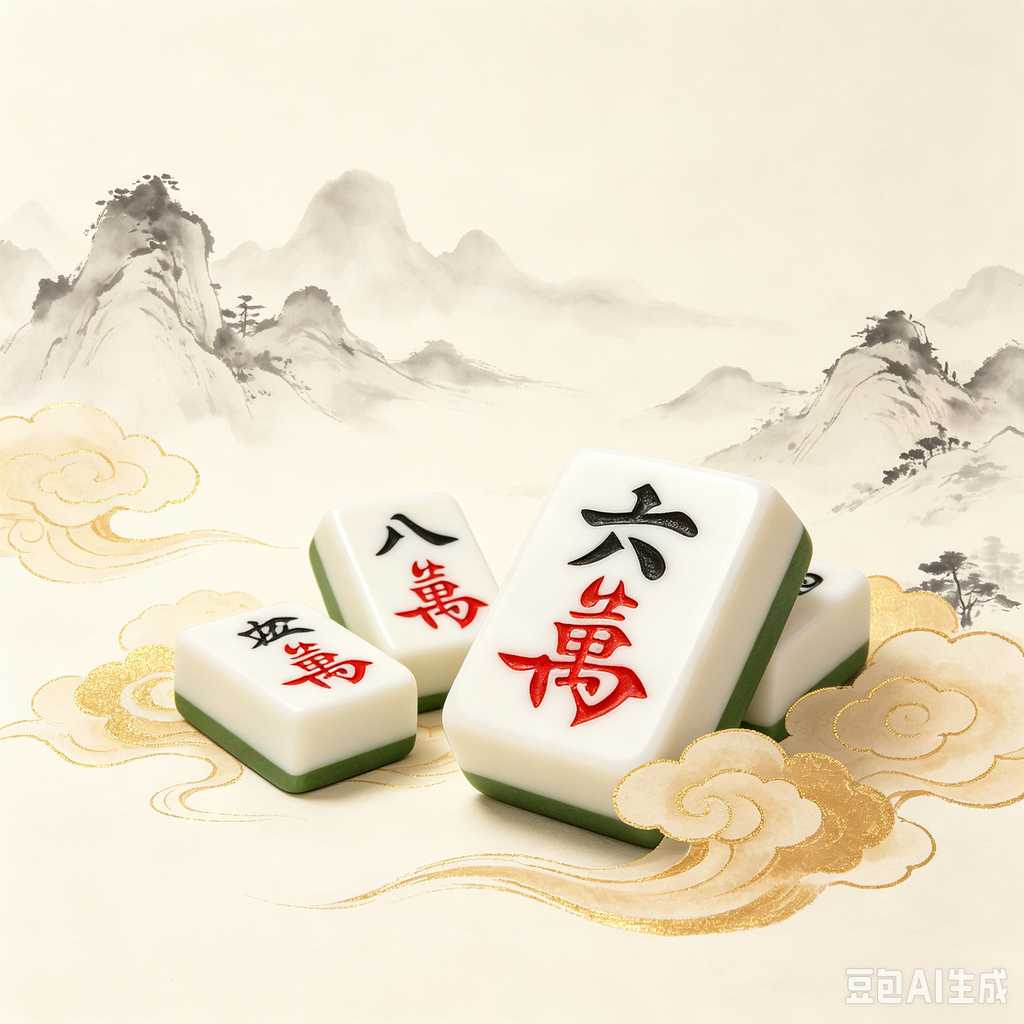 mahjong set with storage case