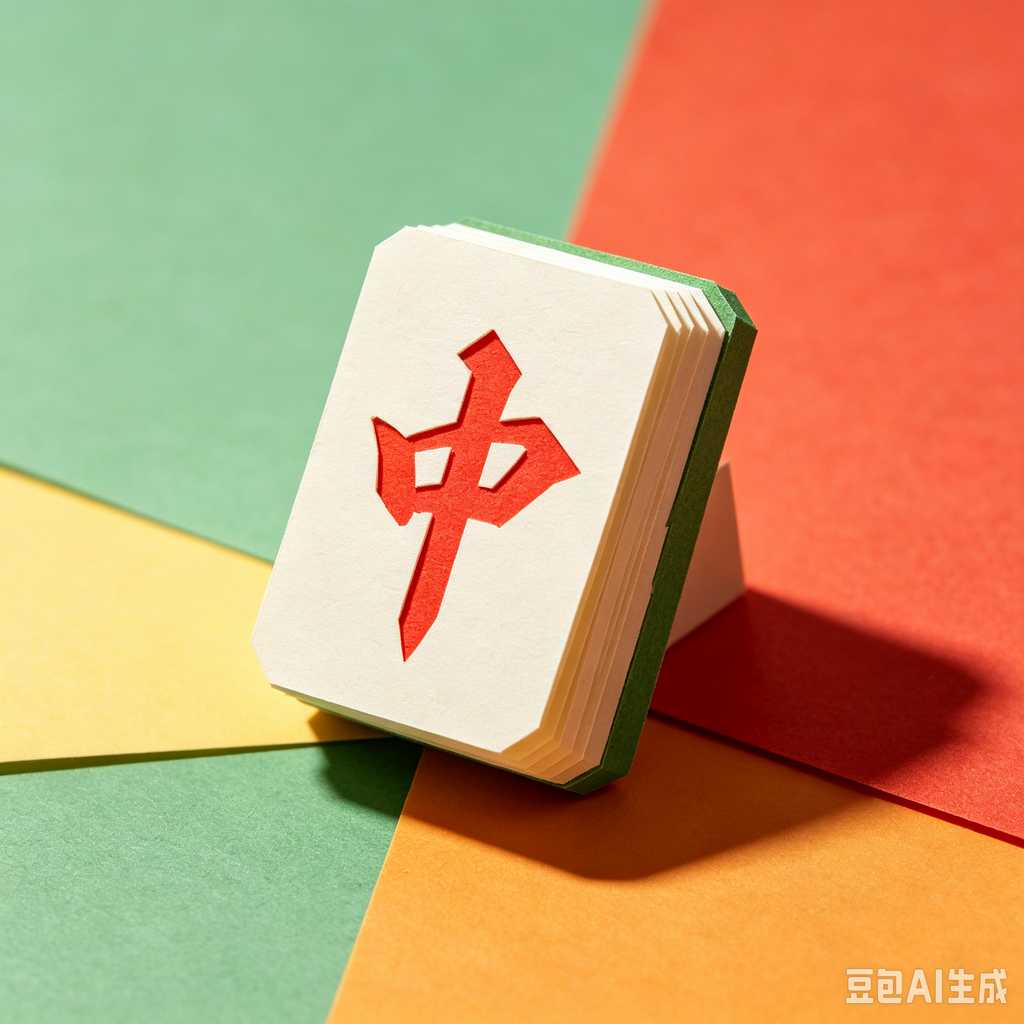 engraved texture mahjong tiles
